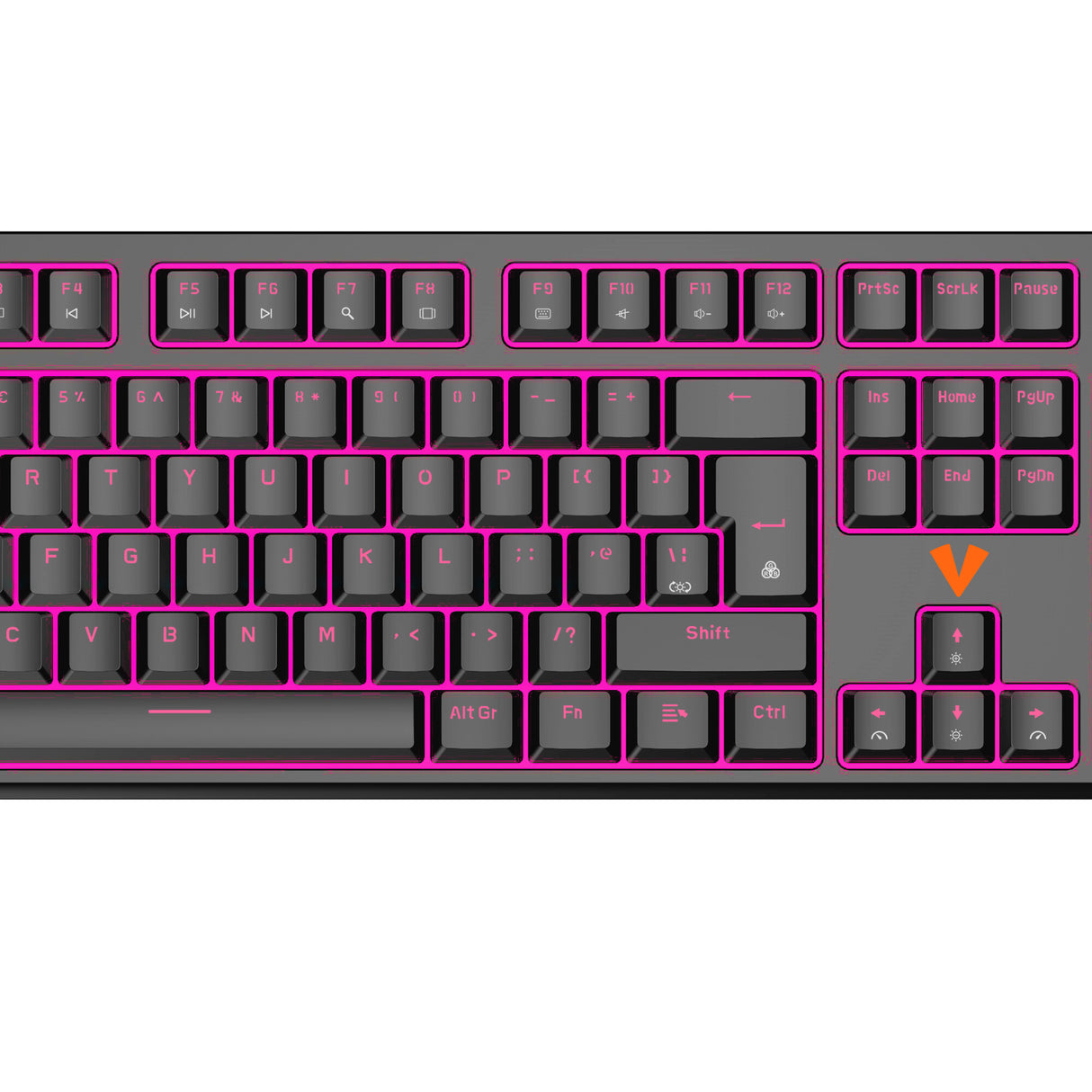 VIDA MAGNA MAGNETIC USB RGB keyboard Gaming QWERTY UK English Black