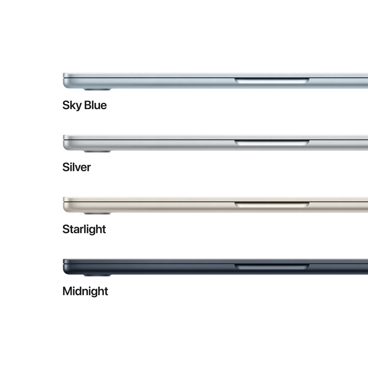 Apple MacBook Air 13-inch : M5 chip with 10‑core CPU and 10‑core GPU, 24GB, 1TB SSD - Silver