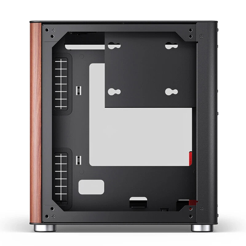 Jonsbo TK-0 BLACK computer case Black, Wood
