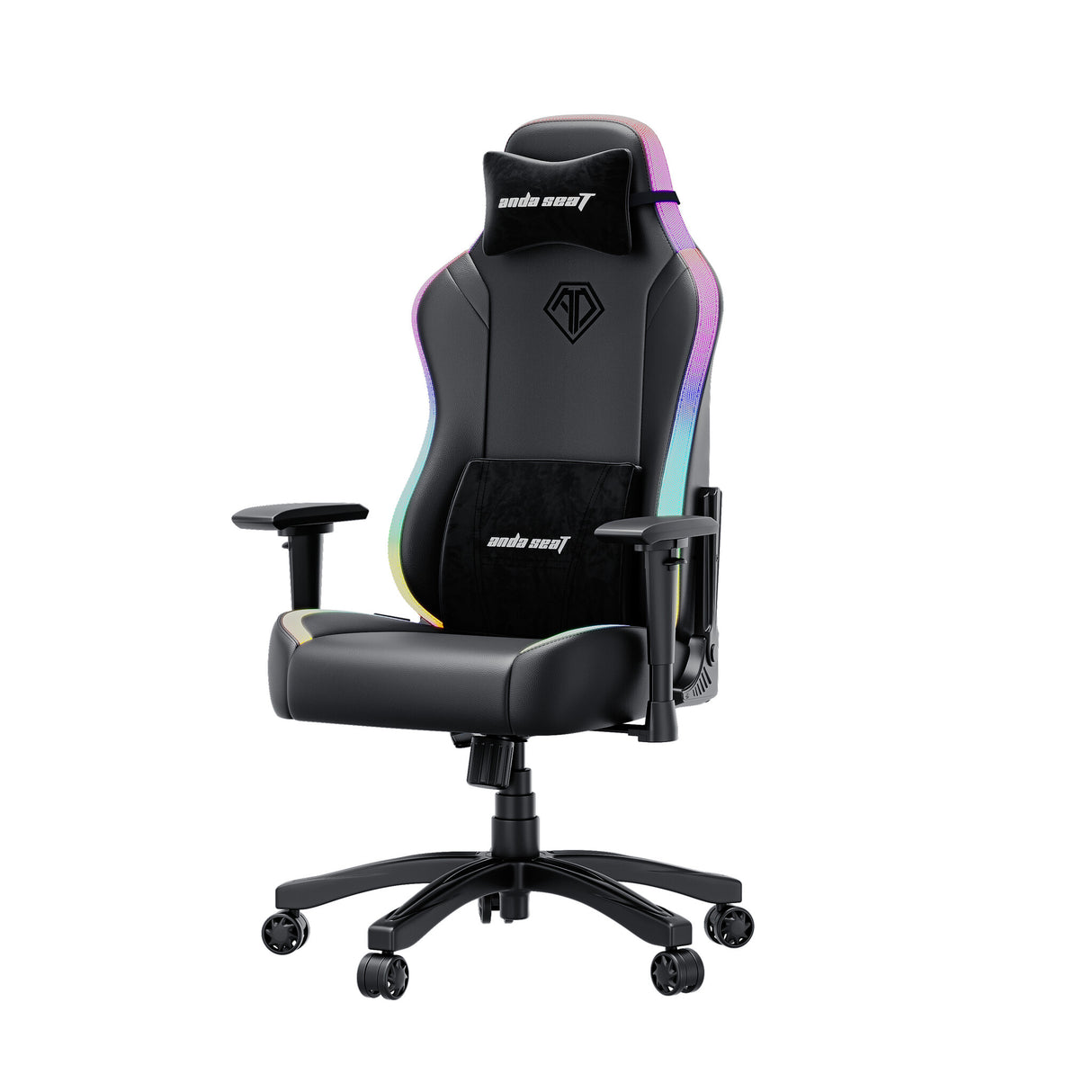 Anda Seat Luna RGB Gaming armchair Padded seat Black