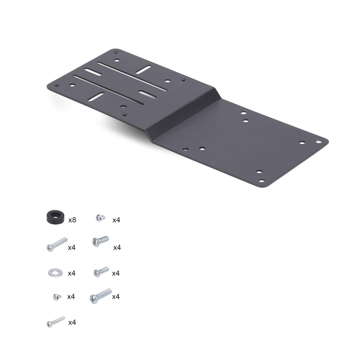 StarTech.com VESA Mounting Bracket for NUC/Thin Clients or Laptop Docking Stations, VESA 75x75/100x100 Compatible Extension Plate For Mini PC