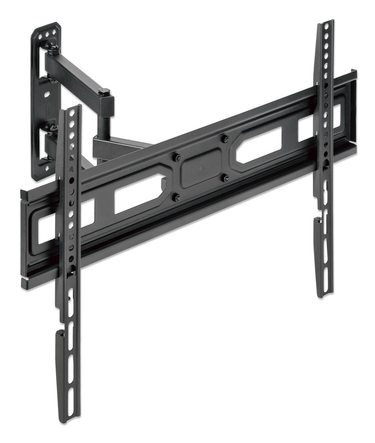 Manhattan Wall Mount for TV & Monitors (Full Motion), For screens 32" to 65", VESA compatability: all between 100x100mm and 600x400mm - check the dimensions of the four mounting holes on back of screen to ensure it fits, Max 35kg, Black, Bracket, Lifetime