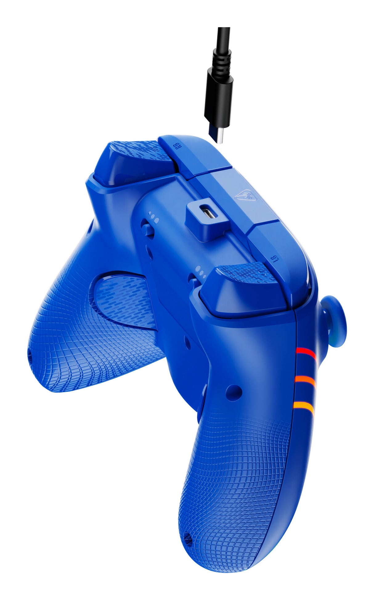 Turtle Beach Afterglow Wave Blue Wired RGB Gaming Controller with Mappable Buttons, Hall-Effect Hair Triggers and Audio Controls. Licensed for Xbox Series X orS, Xbox One & Windows