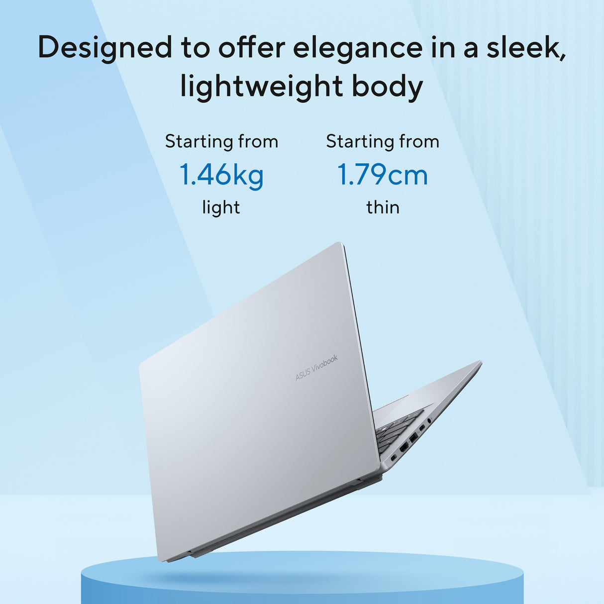 ASUS Vivobook 14 X1407AA-LY001W Copilot+ PC Intel Core Ultra 5 325 Laptop 35.6 cm (14") WUXGA 16 GB DDR5-SDRAM 512 GB SSD Wi-Fi 6 (802.11ax) Windows 11 Home Silver