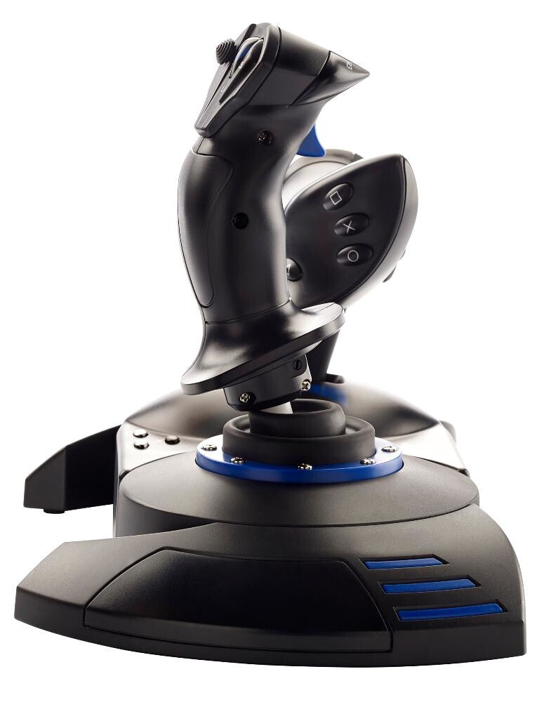 Thrustmaster T.Flight Hotas 4 Black, Blue USB Joystick Digital PC, PlayStation 4, PlayStation 5