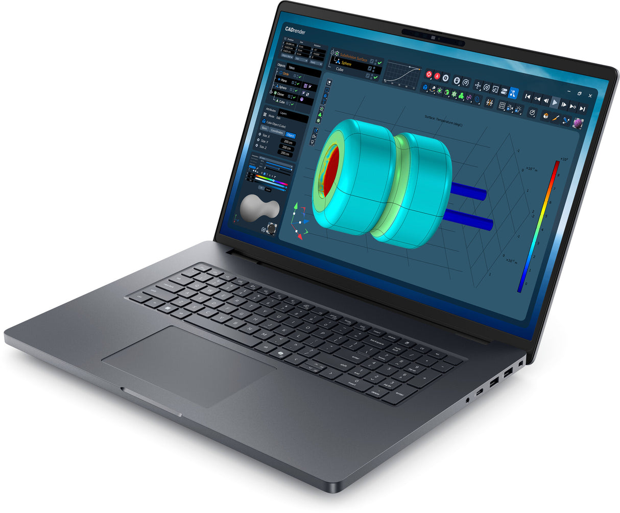 DELL Pro Max 18 Plus MB18250 Intel Core Ultra 9 285HX Mobile workstation 45.7 cm (18") Quad HD+ 64 GB DDR5-SDRAM 1 TB SSD NVIDIA RTX PRO 3000 Blackwell Wi-Fi 7 (802.11be) Windows 11 Pro Black UK English