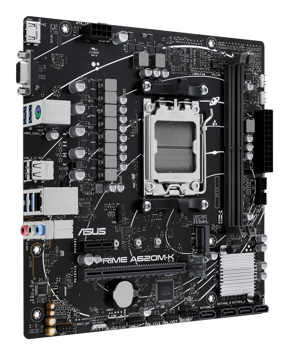 ASUS PRIME A620M-K AMD A620 Socket AM5 micro ATX