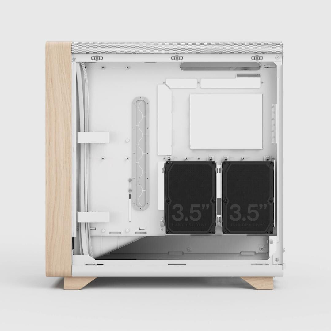 Fractal Design Summit Chalk White TG Clear Tint Midi Tower