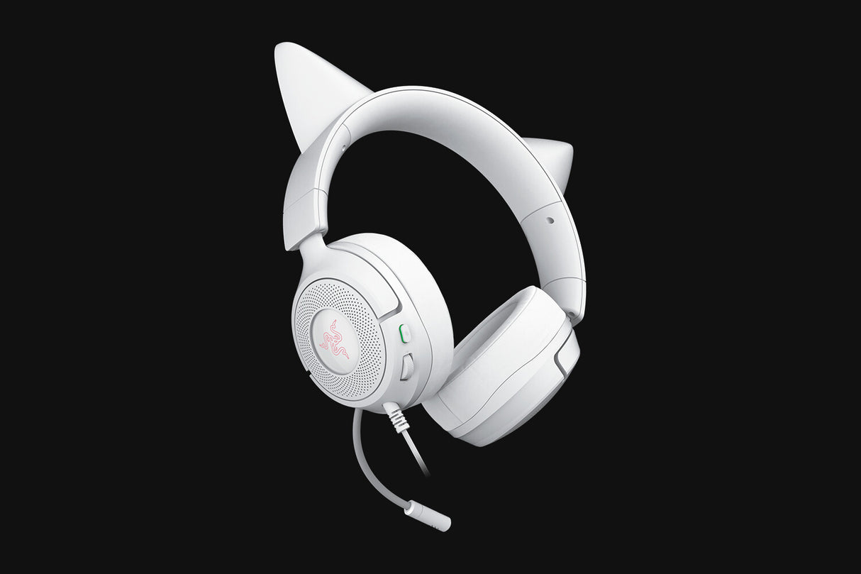 Razer RZ04-05350300-R3M1 headphones/headset Wired Head-band Gaming White