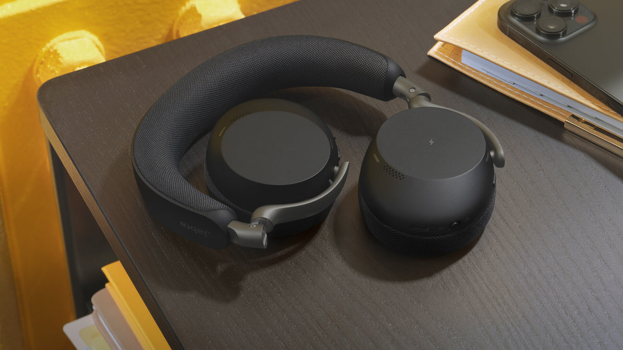 Jabra Evolve3 75 - UC Link390c (Wireless Charging Pad) - Black