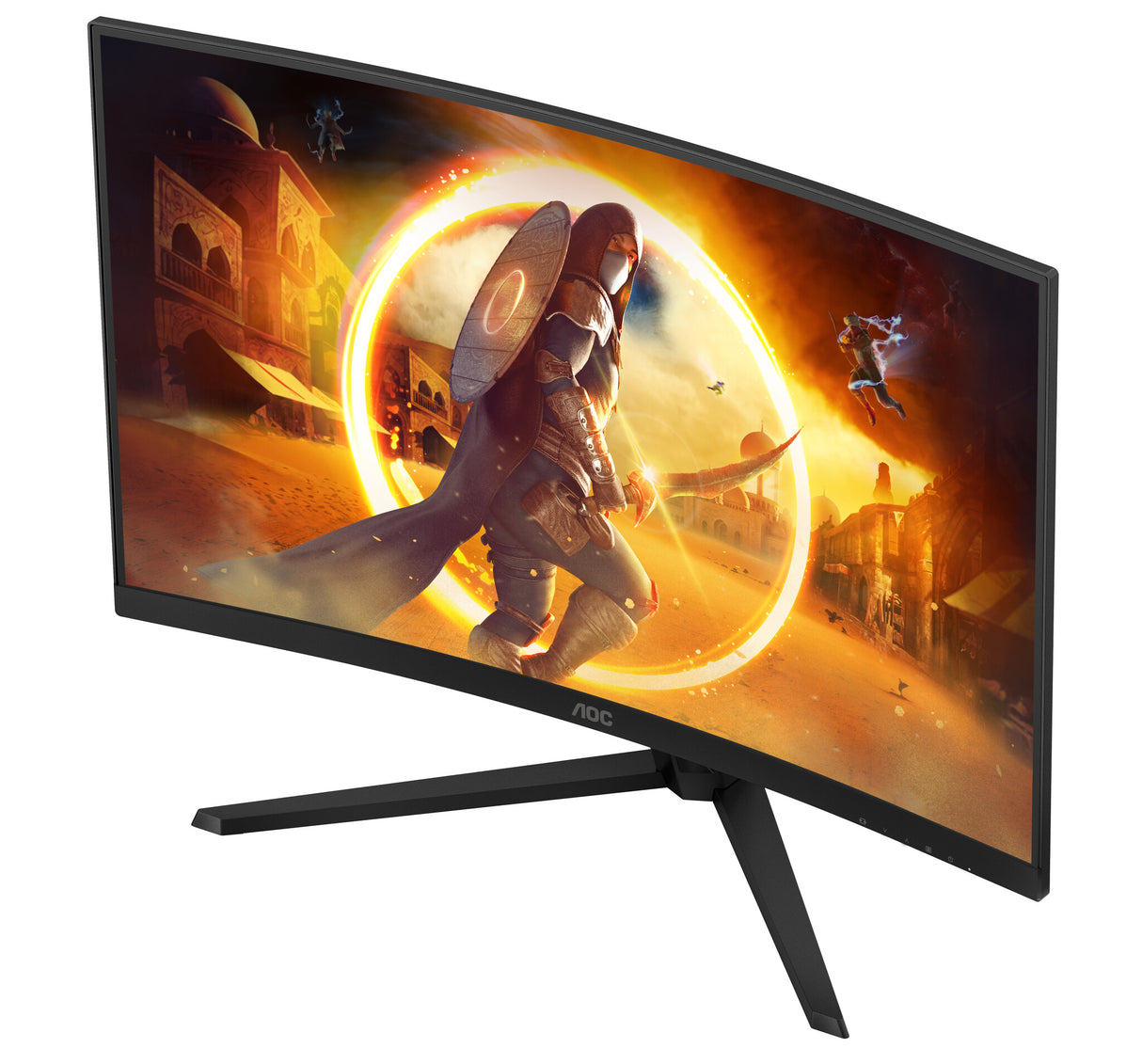 AOC G4 CQ32G4VE computer monitor 80 cm (31.5") 2560 x 1440 pixels Quad HD LCD Black, Grey