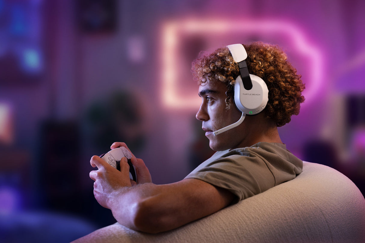 Turtle Beach Stealth 600 White PlayStation Wireless Gaming Headset with up to 80 hour Battery, 50mm Speakers and Bluetooth for PS5, PS4, PC and Mobile