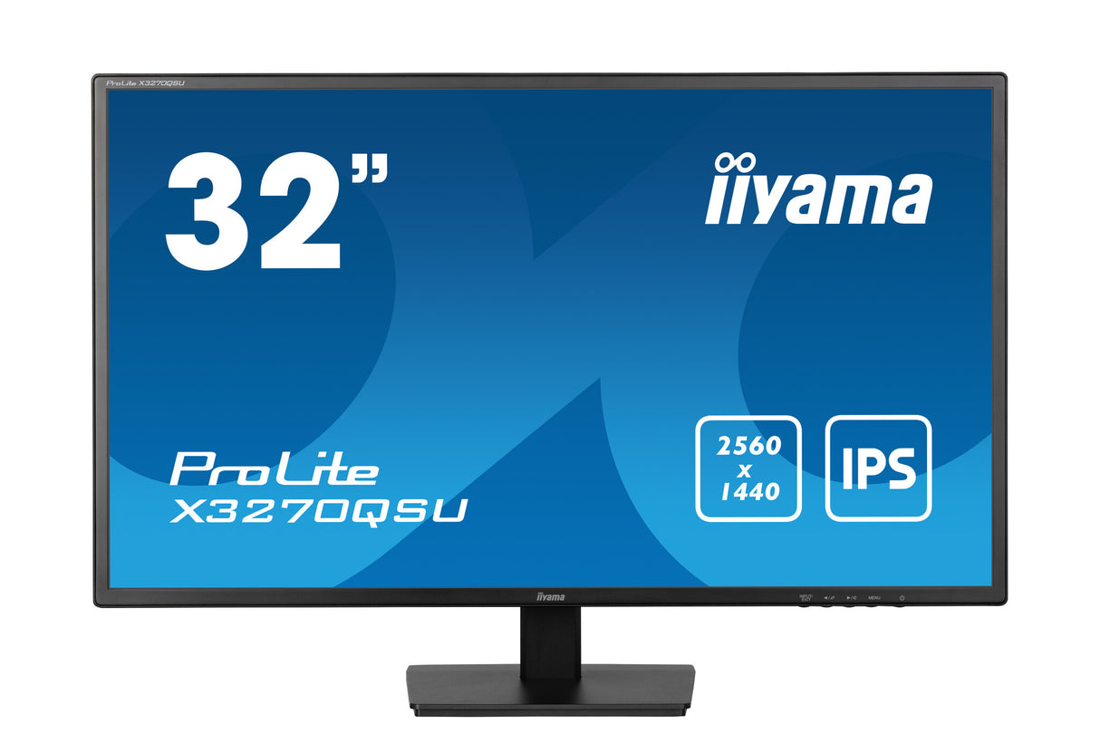 iiyama ProLite X3270QSU-B1 computer monitor 80 cm (31.5") 2560 x 1440 pixels Wide Quad HD LED Black