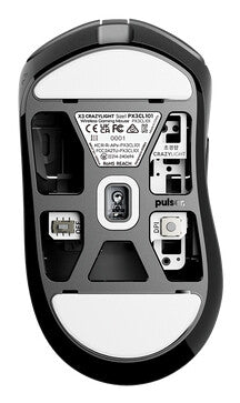 PULSAR X3 CrazyLight mouse Gaming Right-hand RF Wireless + USB Type-C Optical 32000 DPI