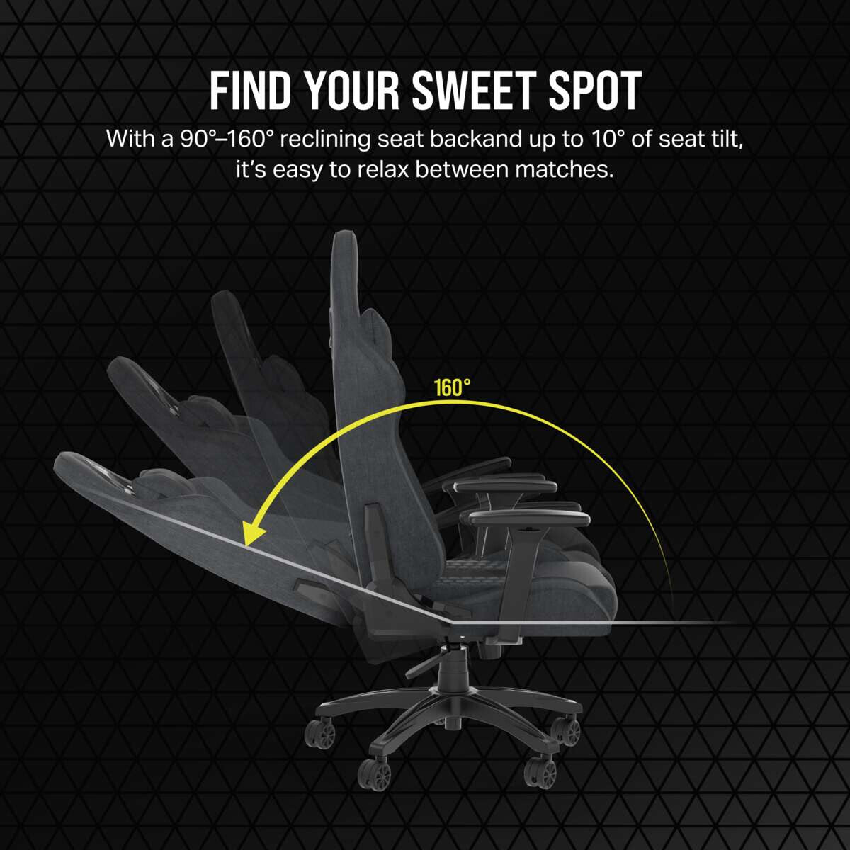Corsair CF-9010052-UK video game chair PC gaming chair Mesh seat Black