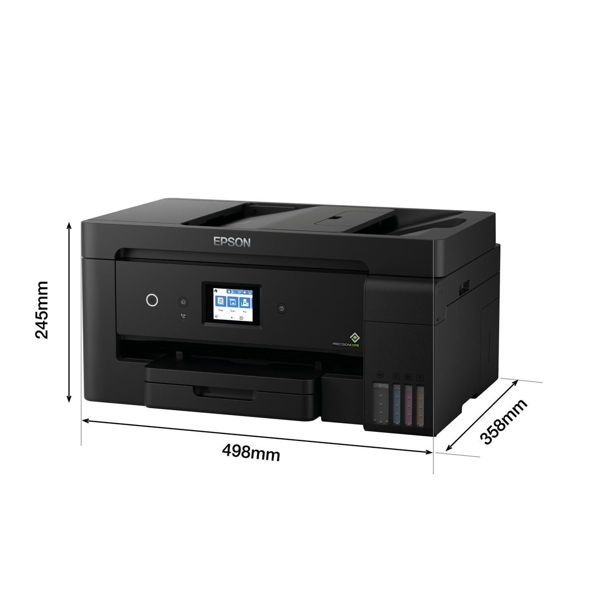 Imprimante Epson Ecotank ET-15000 C11CH96401CA, couleur, sans fil, A3, tout-en-un avec fax, réseau, chargeur automatique de documents, panneau tactile de 6,8 cm