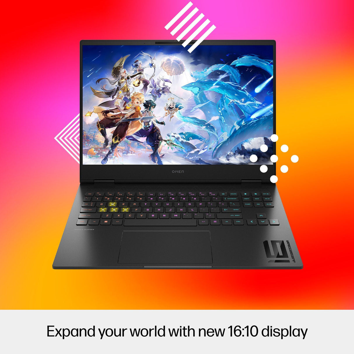 HP OMEN 16-u0004na Intel® Core™ i7 i7-13700HX Laptop 40.6 cm (16") 2K 16 GB DDR5-SDRAM 1 TB SSD NVIDIA GeForce RTX 4060 Wi-Fi 6E (802.11ax) Windows 11 Home Black