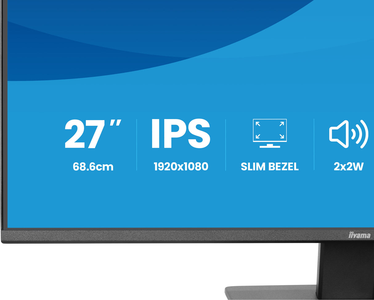 iiyama ProLite X2793HSU-B1 computer monitor 68.6 cm (27") 1920 x 1080 pixels Full HD LED Black