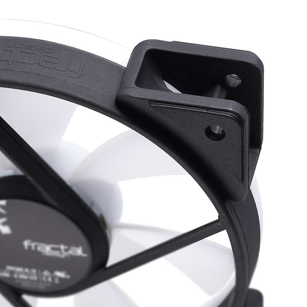Fractal Design Prisma AL-12 /PWM Computer case Fan 12 cm Black, White