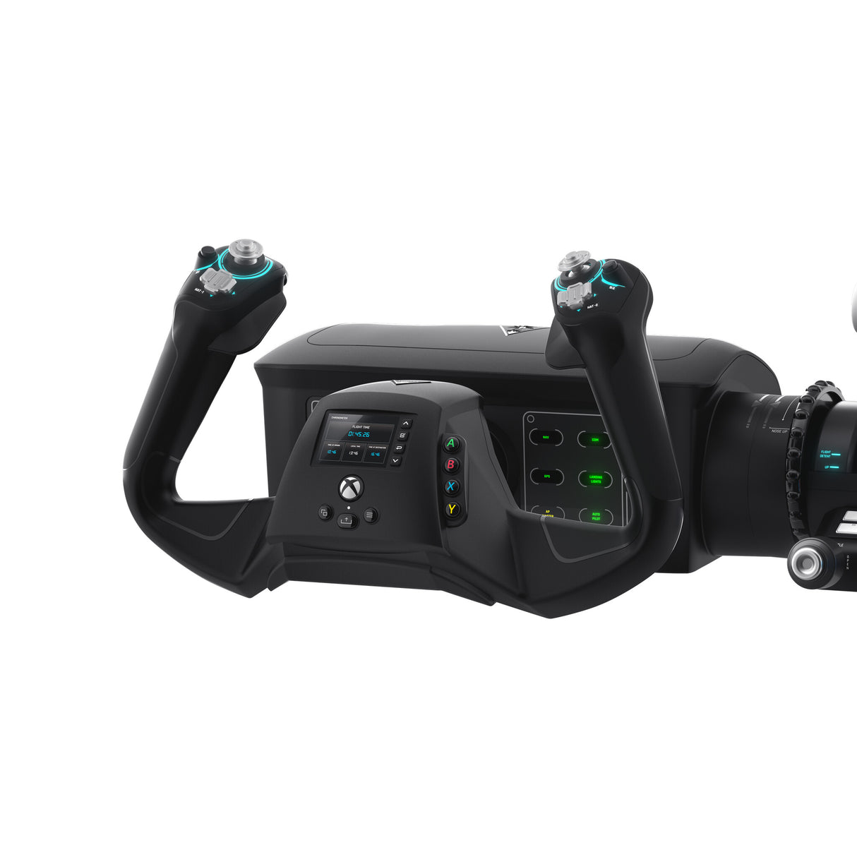 Turtle Beach VelocityOne Flight Universal Control System with Yoke Handle, Throttle Quadrant, Trim Wheel and Rudder Controls - Xbox Series X or S, Xbox One and Windows