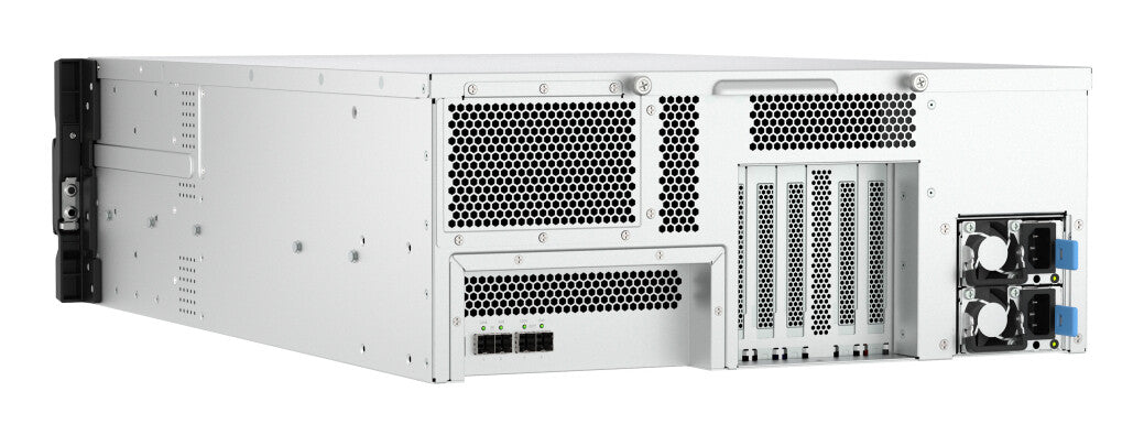 QNAP TL-R2400PES-RP storage drive enclosure HDD/SSD enclosure Black, Grey 2.5/3.5"