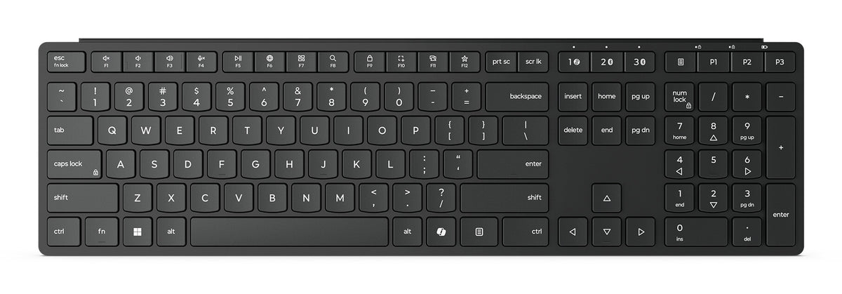 Lenovo 4Y41S04696 keyboard Home/Office RF Wireless + Bluetooth UK English Black