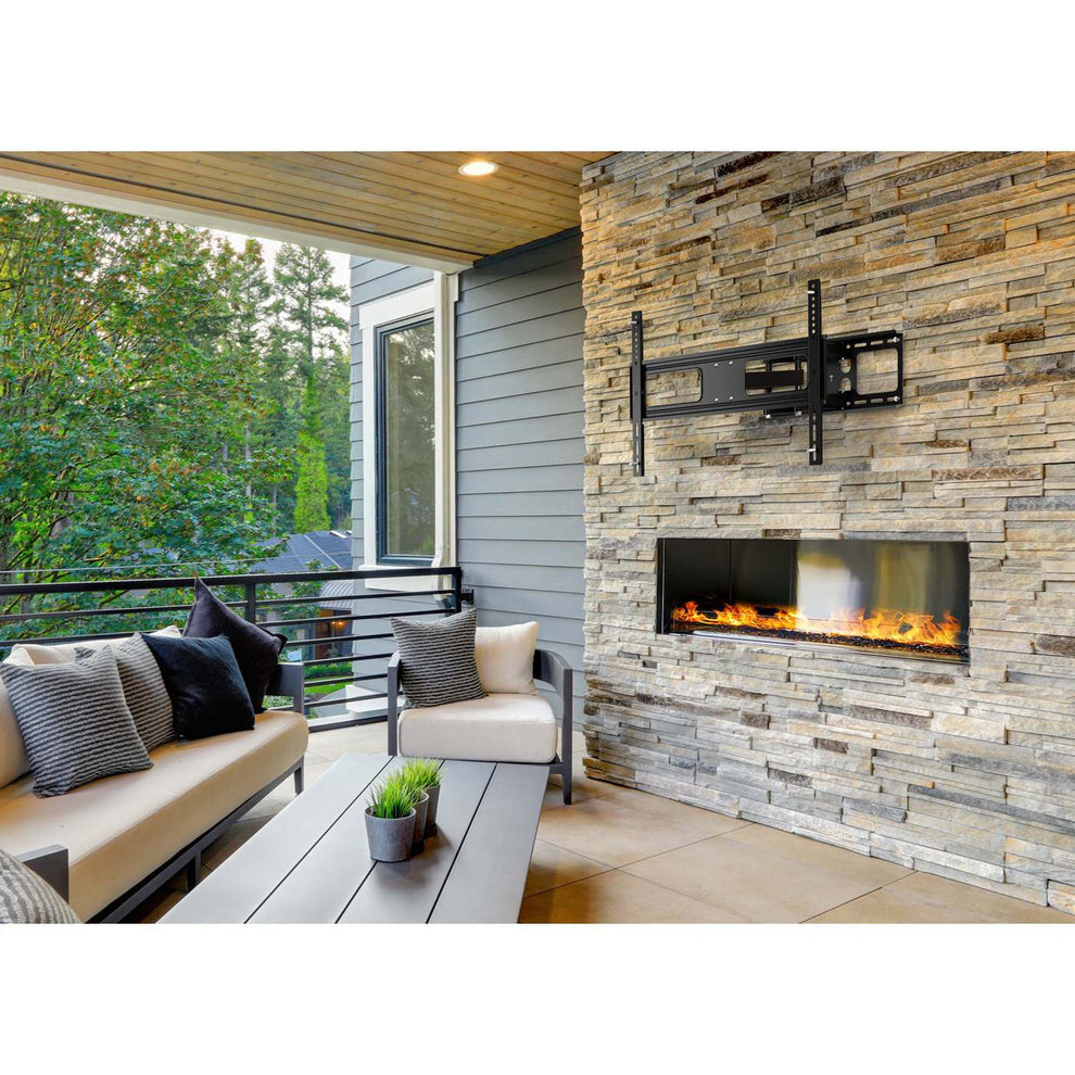 Manhattan Outdoor Wall Mount for TV & Monitors (Full Motion), For screens 37" to 65", VESA compatibility: all between 200x200mm to 600x400mm - check the dimensions of the four mounting holes on back of screen to ensure it fits, Max 50kg, Weatherproof, Bra