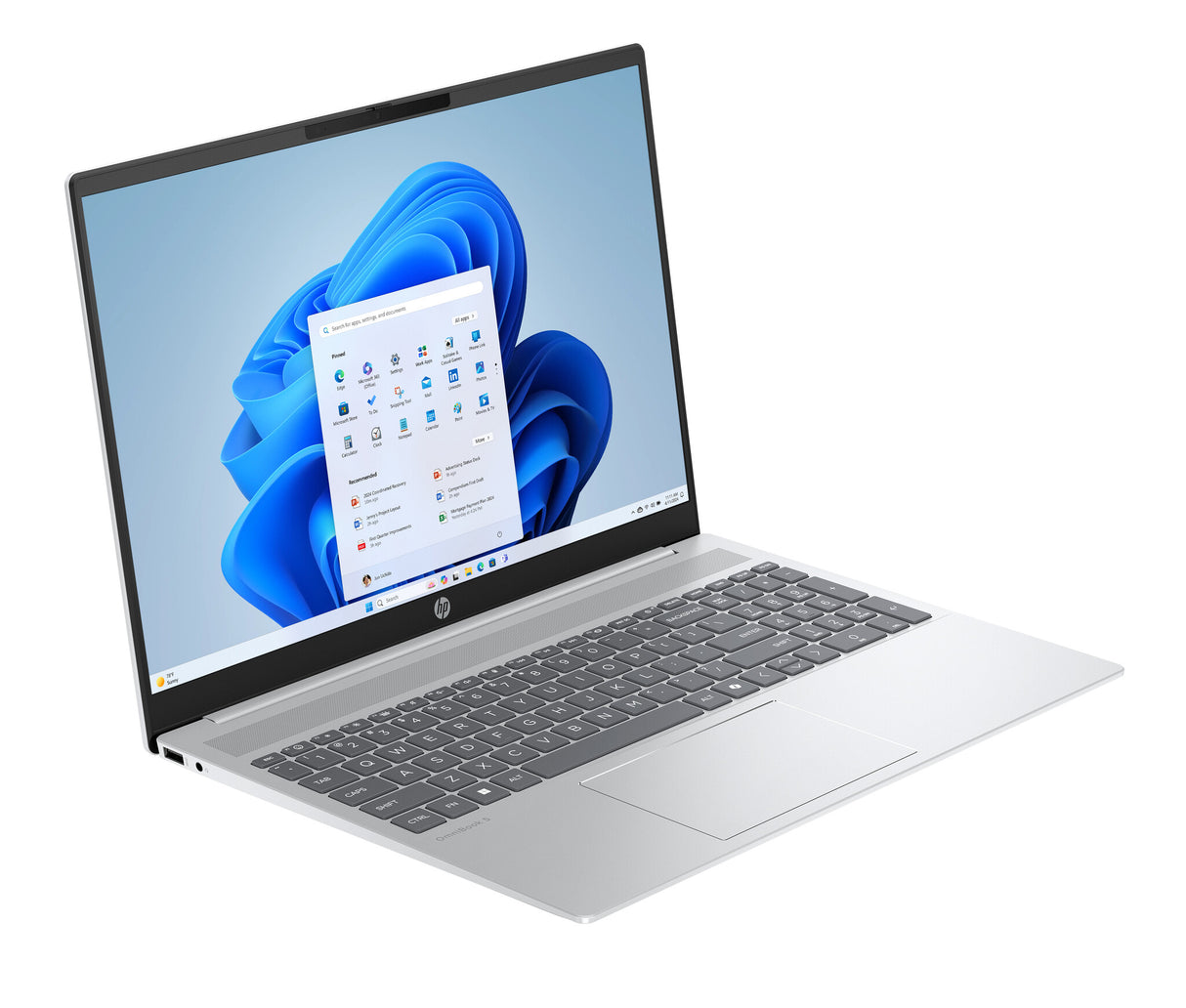 HP OmniBook 5 16-bc1004na AMD Ryzen™ 5 8540U Laptop 40.6 cm (16") 2K 16 GB LPDDR5-SDRAM 512 GB SSD Wi-Fi 6 (802.11ax) Windows 11 Home Silver
