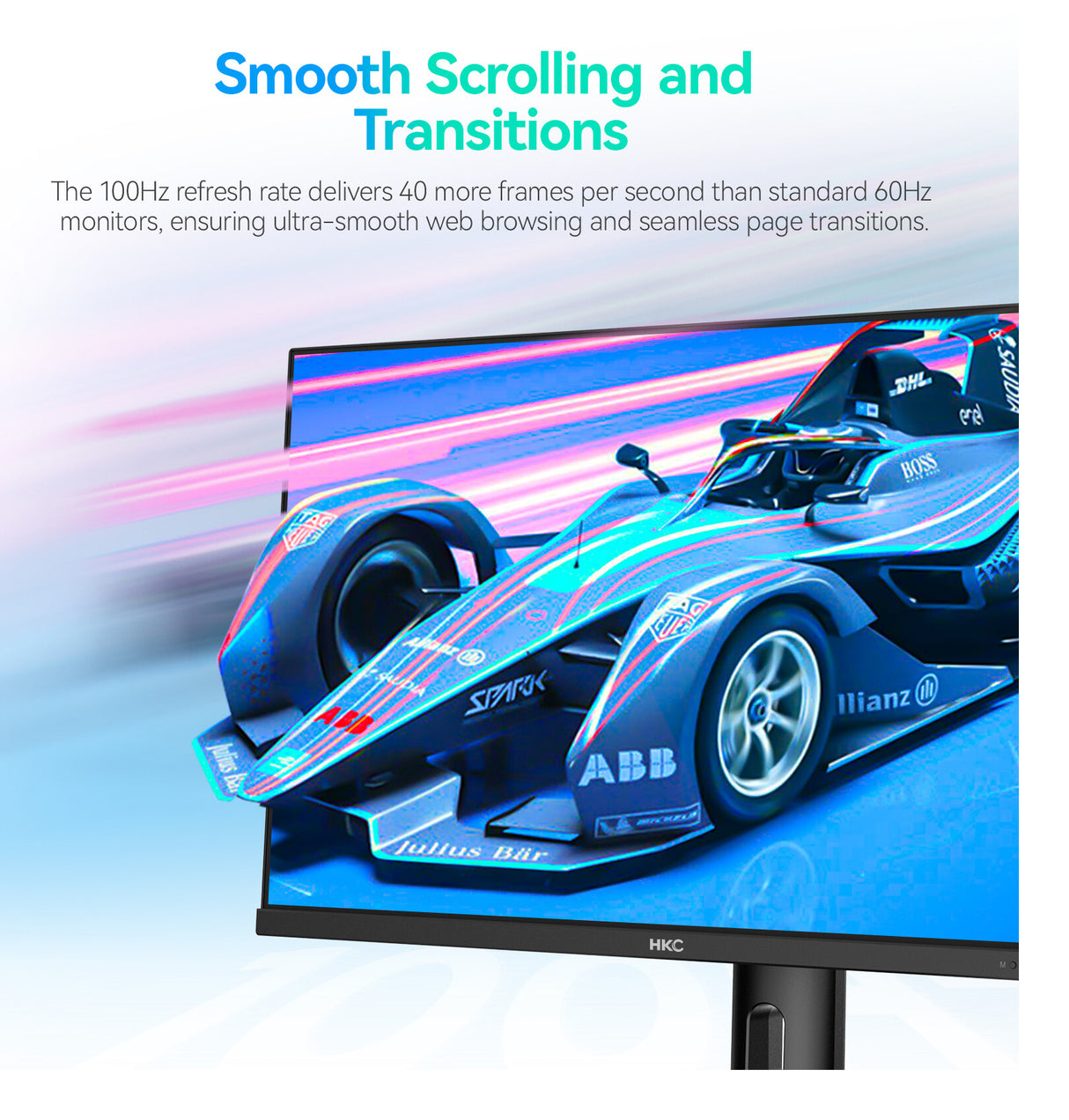 HKC B2422F computer monitor 60.5 cm (23.8") 2560 x 1440 pixels 2K Ultra HD Black