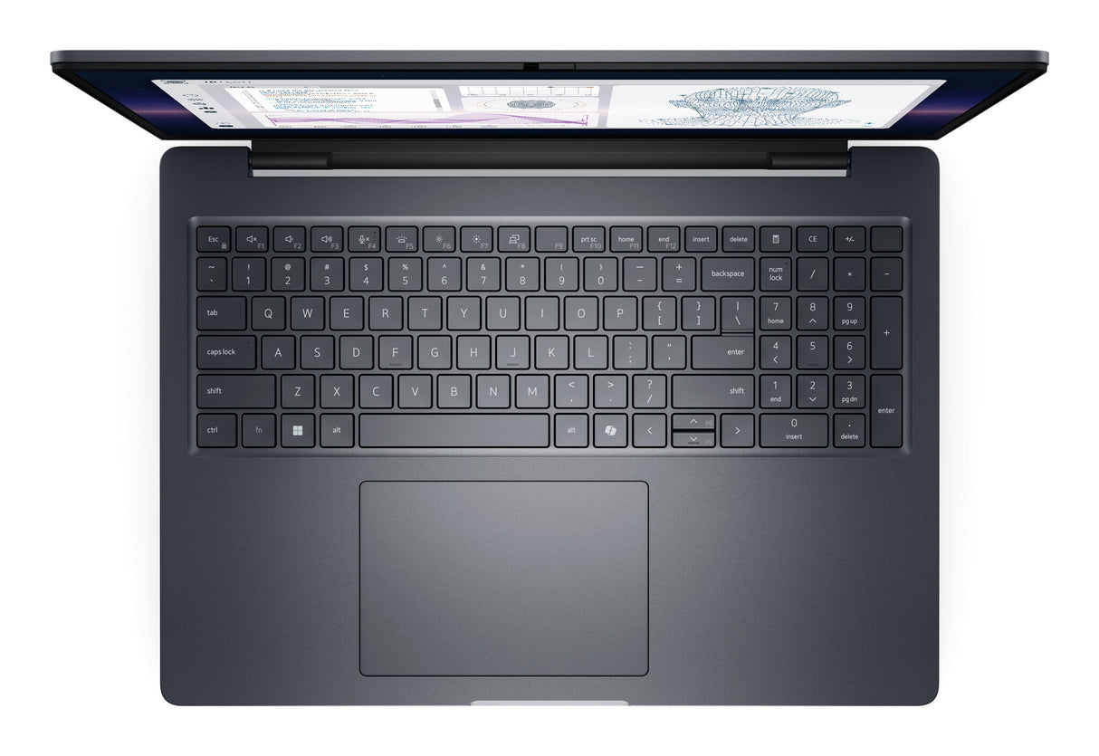 DELL Pro Max 16 Plus MB16250 Intel Core Ultra 7 265HX Mobile workstation 40.6 cm (16") Full HD+ 32 GB DDR5-SDRAM 1 TB SSD NVIDIA RTX PRO 2000 Blackwell Wi-Fi 7 (802.11be) Windows 11 Pro UK English Black