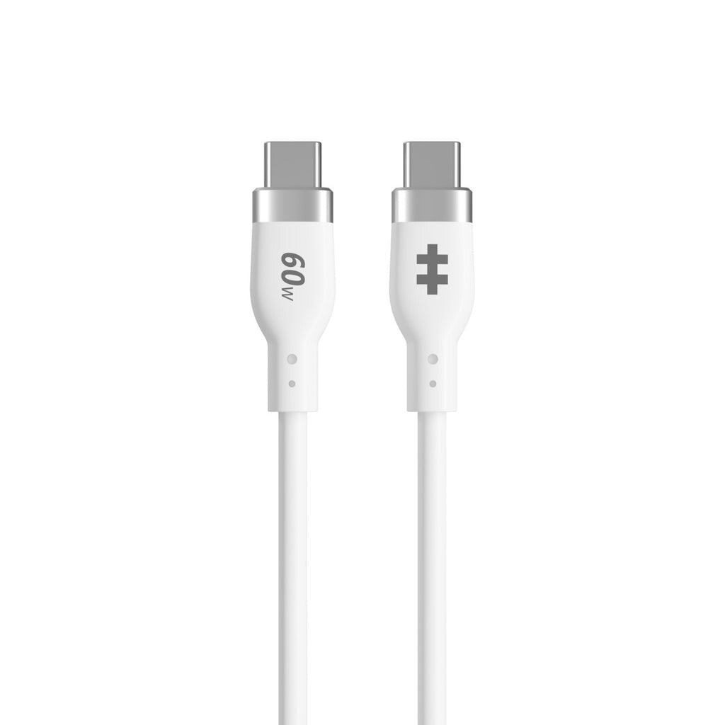 HYPER HyperJuice USB cable USB 2.0 1.5 m USB C 60 W White