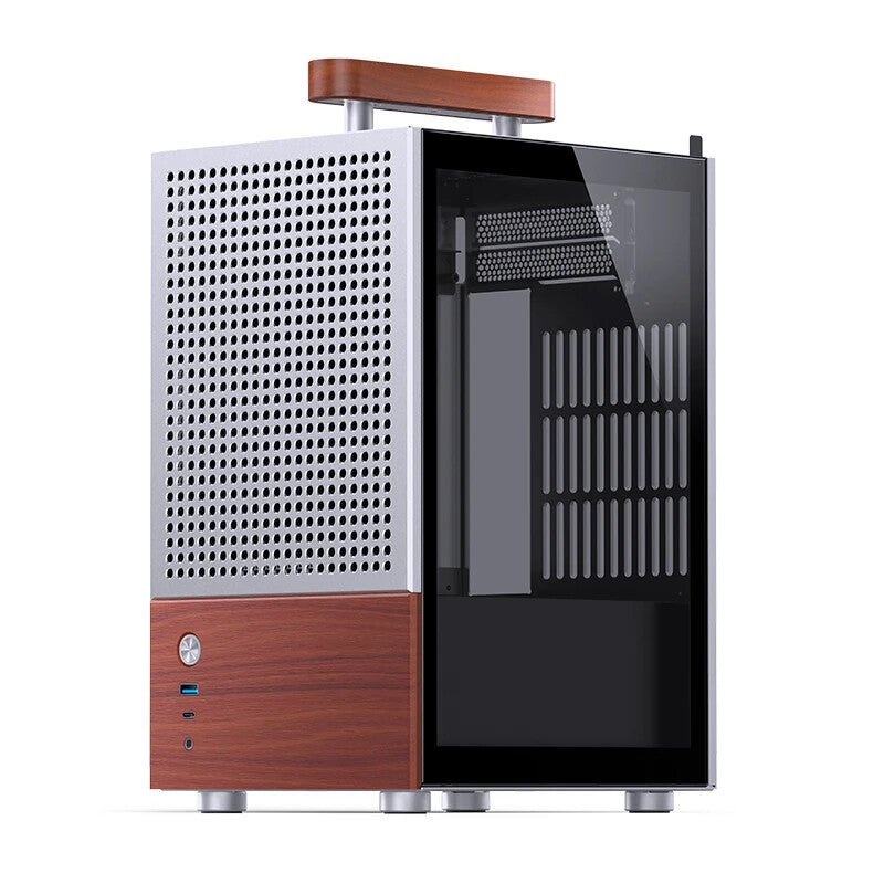 Jonsbo T6 Midi Tower Wood, Silver
