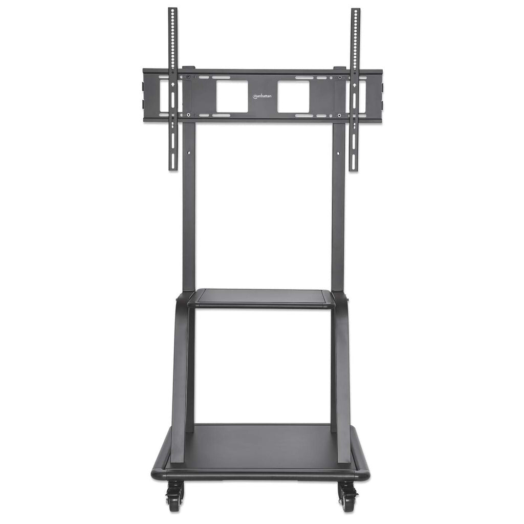 Manhattan Trolley Mount Stand for TV & Monitors, For screens 37" to 100", VESA compatibility: all between 200x200 to 800x600mm - check the dimensions of the four mounting holes on back of screen to ensure it fits, Max 150kg, Black, LFD, Stand, Bracket