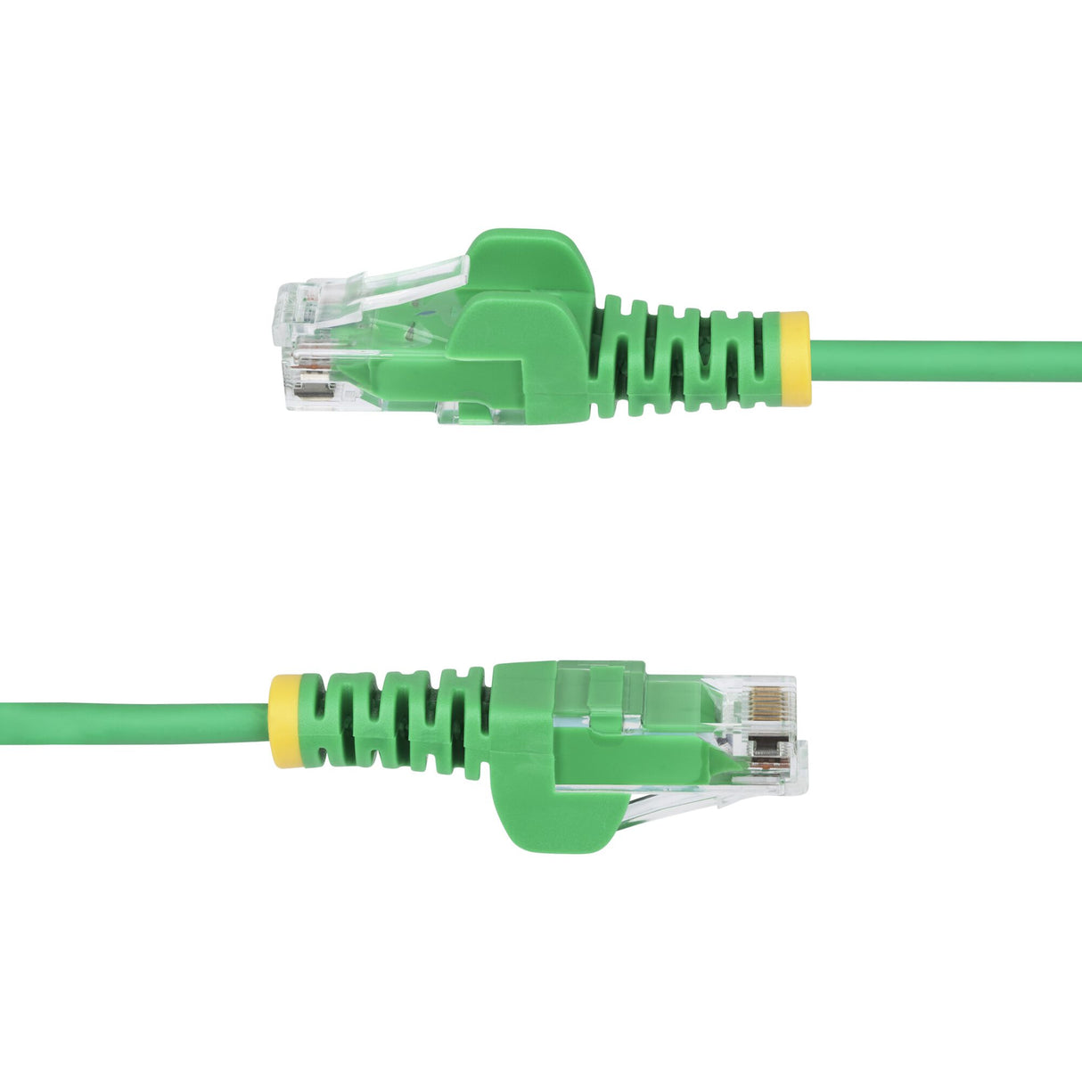 StarTech.com 1m Green Slim CAT6 Ethernet Cable, Snagless, 100W PoE, UTP, LSZH, 28AWG Pure Bare Copper Wire, Slim RJ45 Network Patch Cord w/Strain Reliefs, Fluke Tested