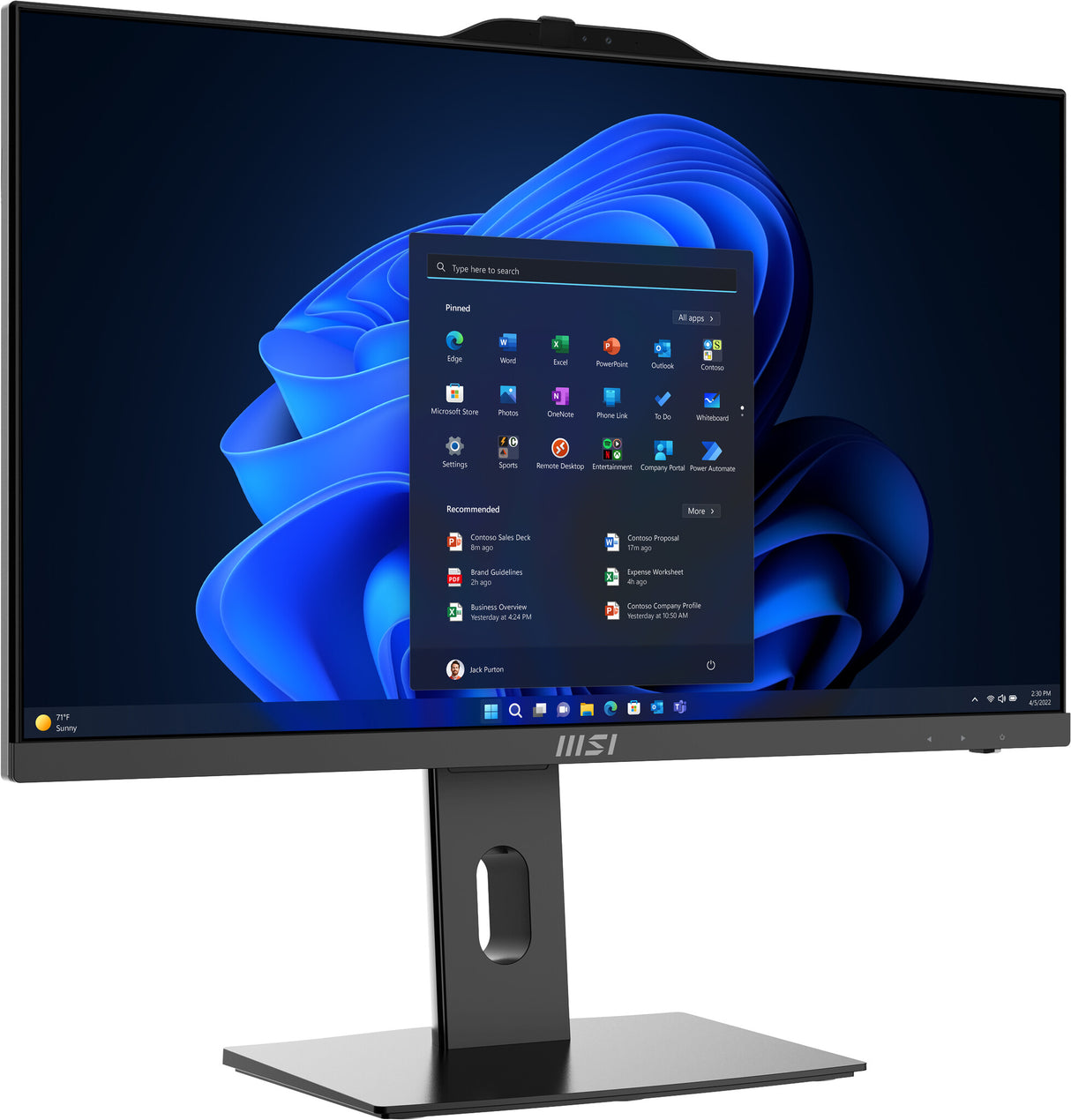 MSI Pro AP242P 14M Intel Core i5 14400 All in One PC Barebone, (NO RAM, NO Storage, NO OS), 23.8 Inch IPS Screen/UHD Graphics/Type-C/USB/LAN/HDMI/DP/WiFi 6E/BT 5.3/VESA