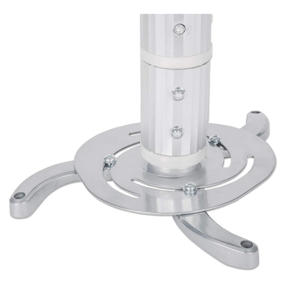 Manhattan Projector Mount, Ceiling, Universal, Tilt & Swivel, Height Range: 13 to 106cm, Max 10kg, Silver, Lifetime Warranty