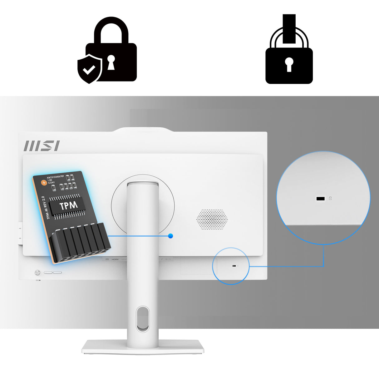 MSI Pro AP242P 14M Intel Core i7 14700 All in One PC, (16GB RAM, 512GB SSD, Windows 11PRO), 23.8 Inch IPS Screen/UHD Graphics/Type-C/USB/LAN/HDMI/DP/WiFi 6E/BT 5.3/VESA