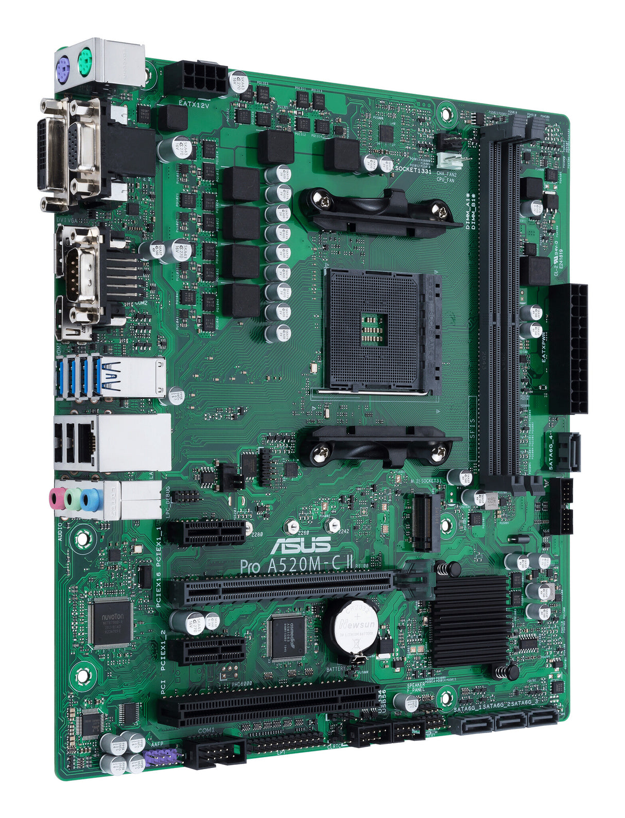 ASUS PRO A520M-C II/CSM AMD A520 Socket AM4 micro ATX