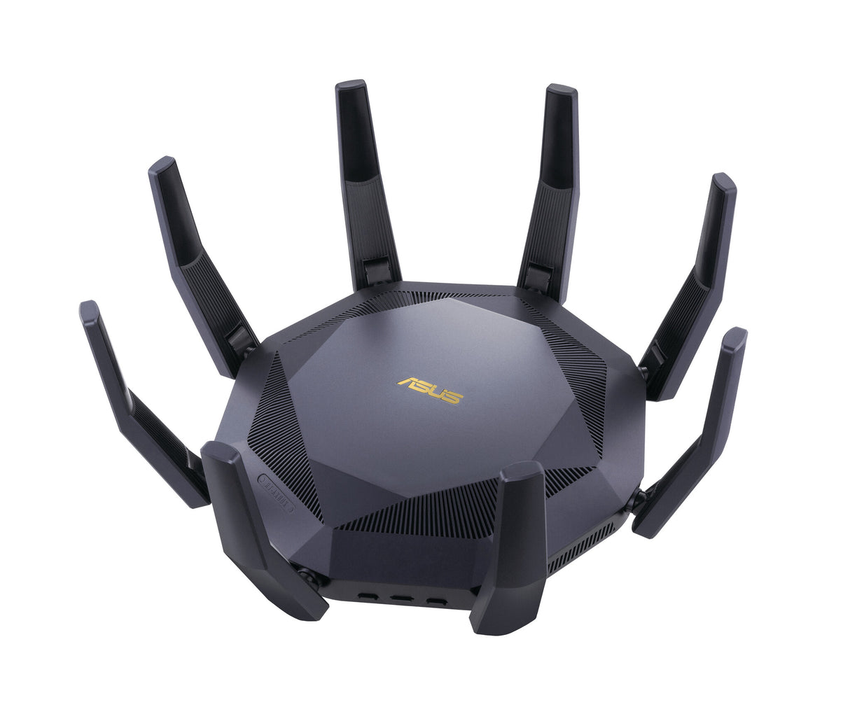 Asus (RT-AX89X) AX6000 Enrutador inalámbrico Wi-Fi 6 de doble banda, 12 transmisiones, MU-MIMO y OFDMA, AiMesh, puertos duales 10G, SFP+, USB, seguridad de Internet gratuita de por vida