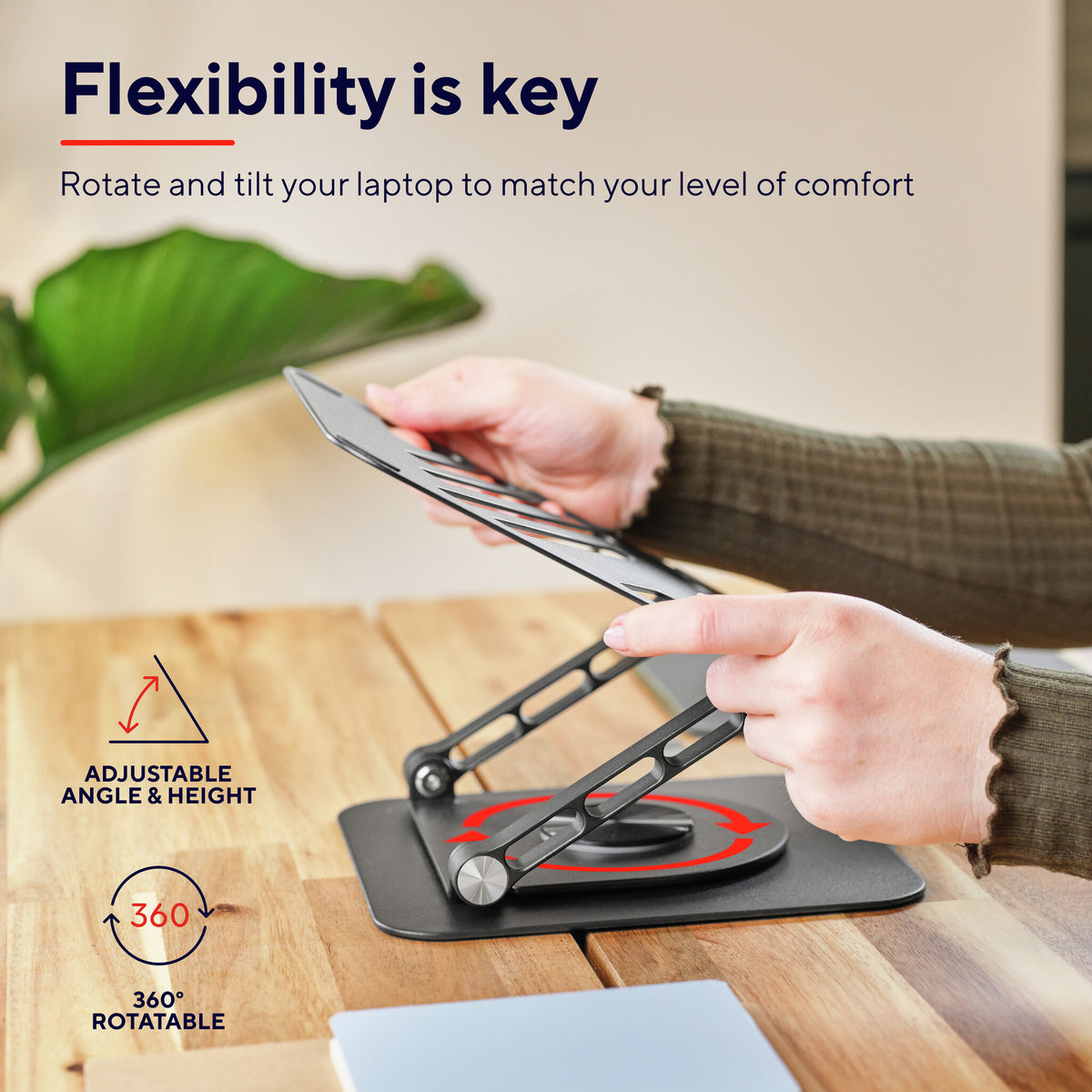 Trust Zeff Laptop stand Black 40.6 cm (16")