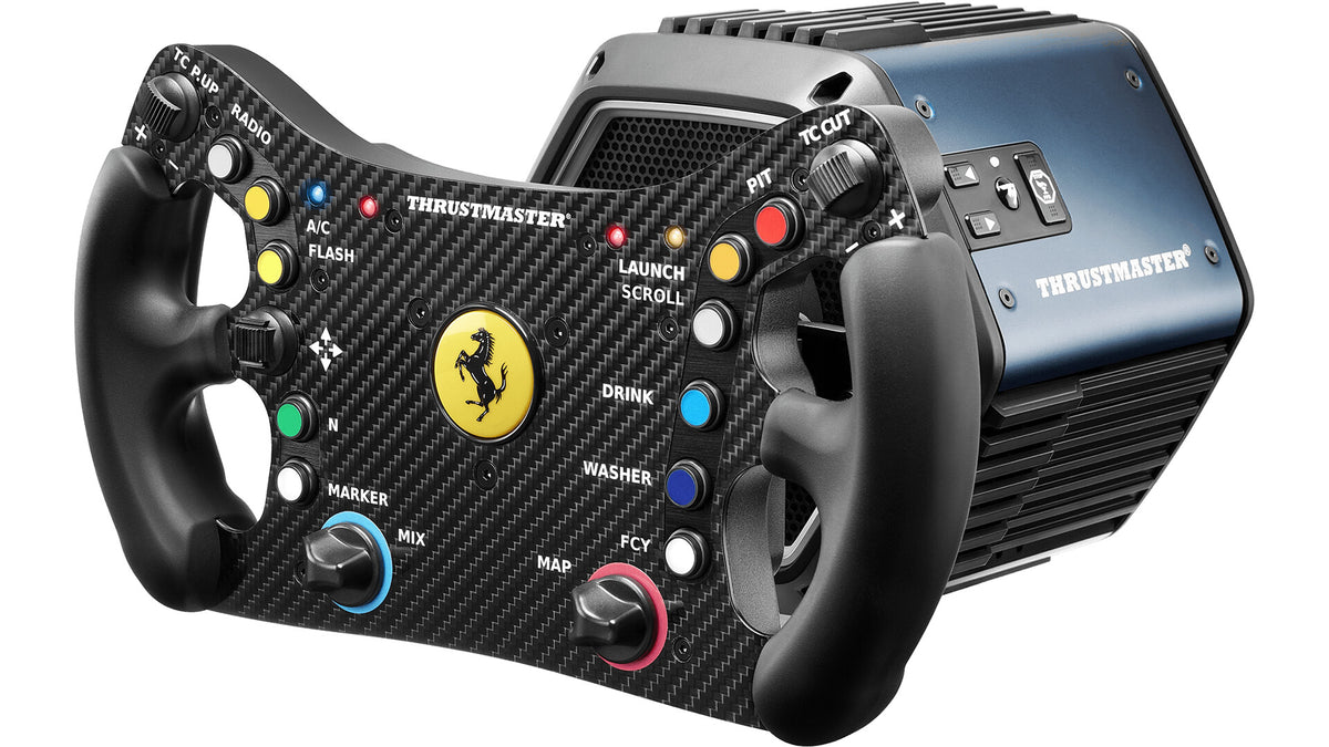 Thrustmaster Ferrari 488 GT3 Wheel Add-On Black USB Steering wheel Analogue / Digital PC, Xbox One, Xbox One S, Xbox One X, Xbox Series S, Xbox Series X, PlayStation 4, PlayStation 5
