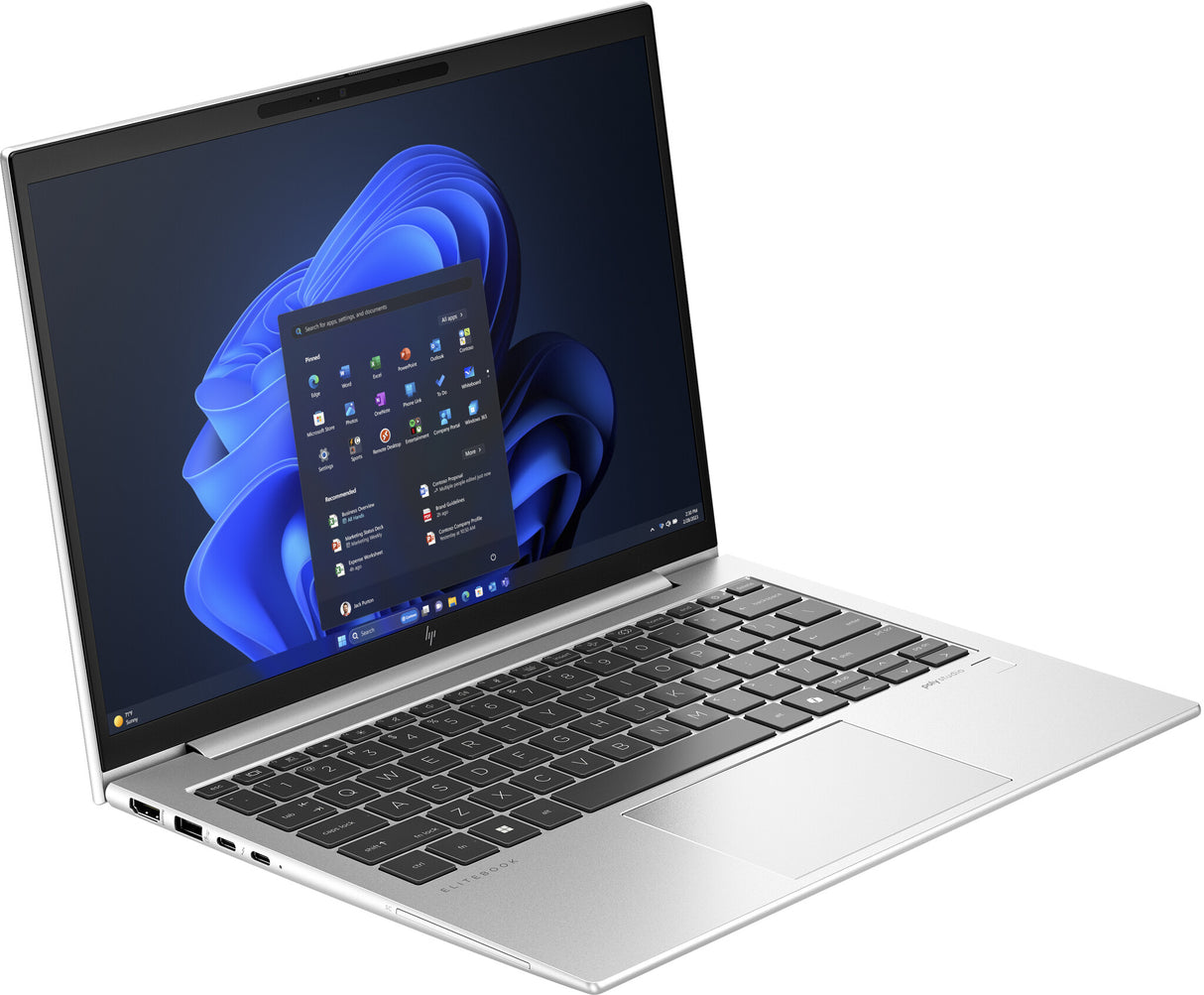 HP EliteBook 830 G11 Intel Core Ultra 7 155U Laptop 33.8 cm (13.3") WUXGA 16 GB LPDDR5x-SDRAM 512 GB SSD Wi-Fi 6E (802.11ax) Windows 11 Pro Silver