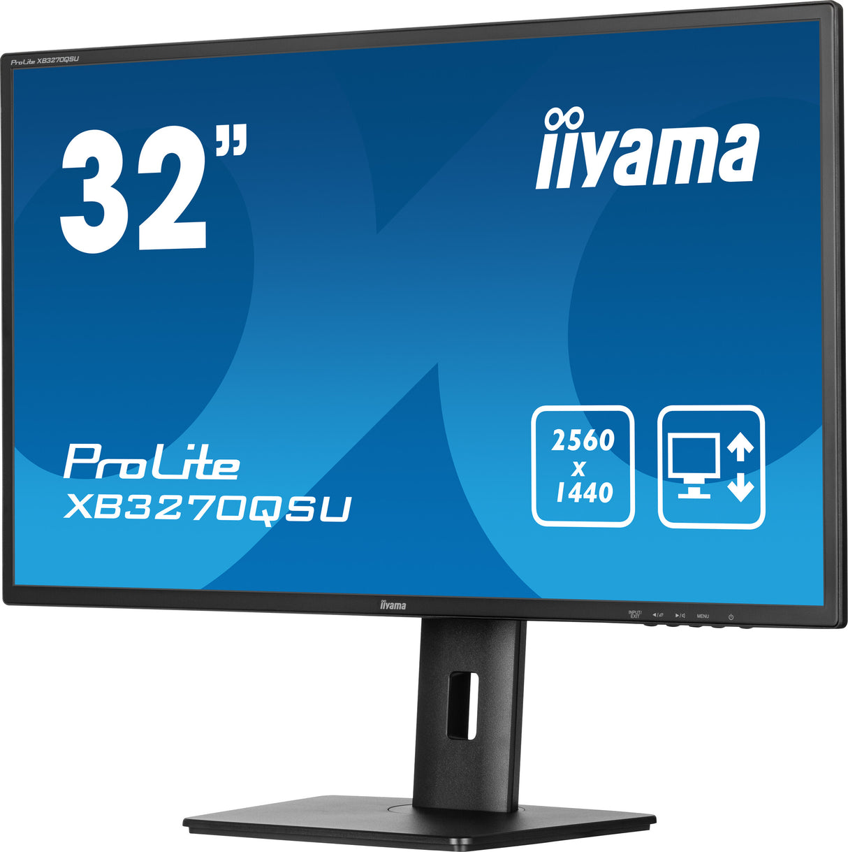 iiyama ProLite XB3270QSU-B1 computer monitor 80 cm (31.5") 2560 x 1440 pixels Quad HD LED Black