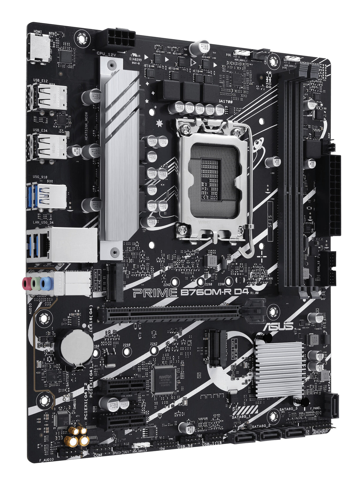 ASUS PRIME B760M-R D4 Intel B760 LGA 1700 micro ATX
