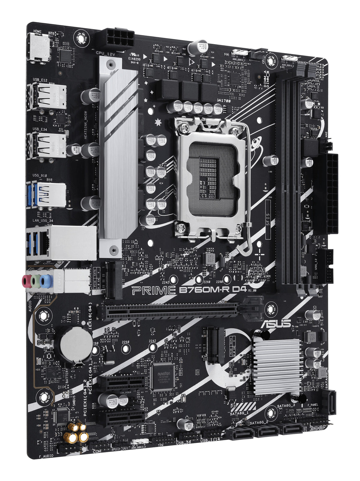ASUS PRIME B760M-R D4 Intel B760 LGA 1700 micro ATX