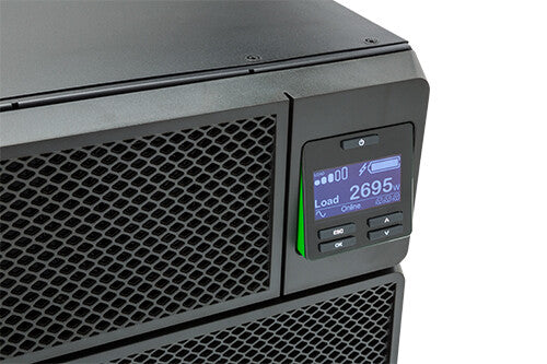 APC Smart-UPS On-Line, 6kVA/6kW, Rackmount 4U, 230V, 6x C13+4x C19 IEC outlets, Network Card, Extended runtime, W/ rail kit, 6-year warranty