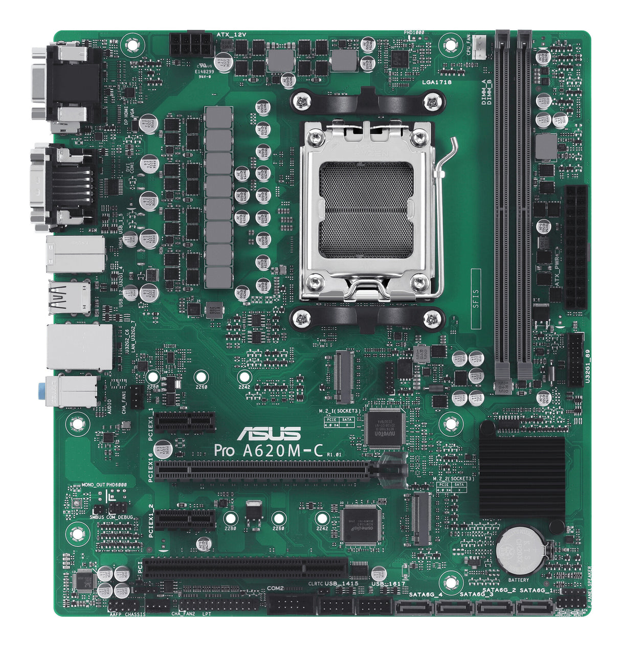 ASUS PRO A620M-C-CSM AMD A620 Socket AM5 micro ATX