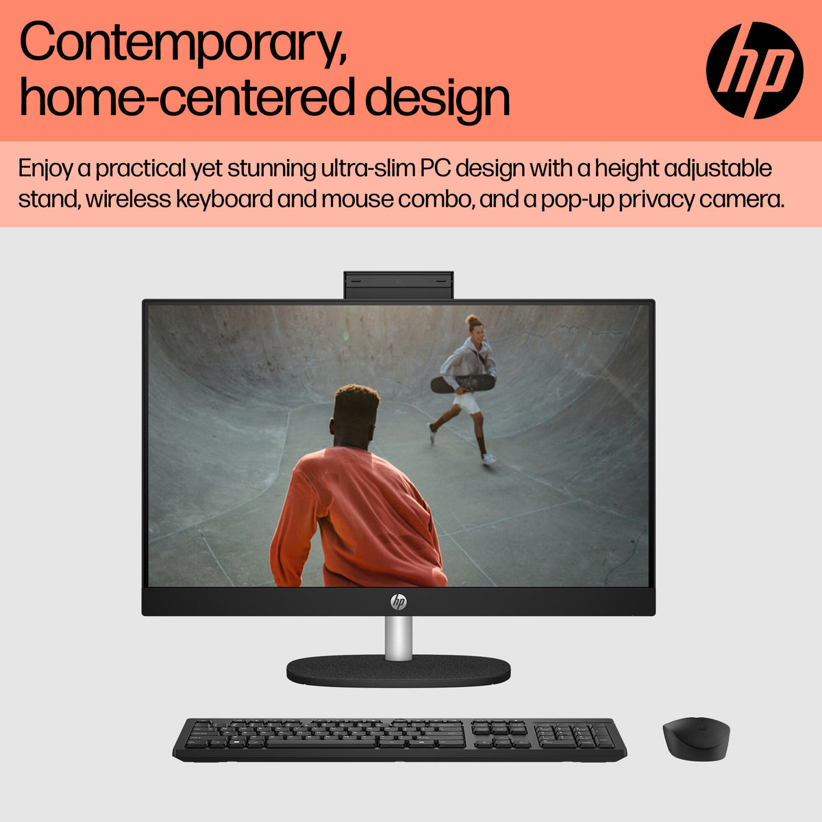 HP All-in-One 24-cr0003na AMD Ryzen™ 5 7520U 60.5 cm (23.8") 1920 x 1080 pixels All-in-One PC 8 GB LPDDR5-SDRAM 512 GB SSD Windows 11 Home Wi-Fi 6 (802.11ax) White