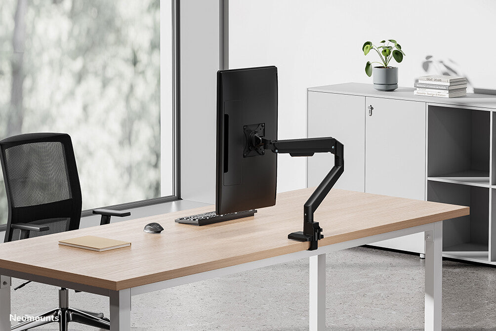Neomounts DS70-250BL1 Monitor arm 17-35" - gas spring - Topfix - 180°-stop