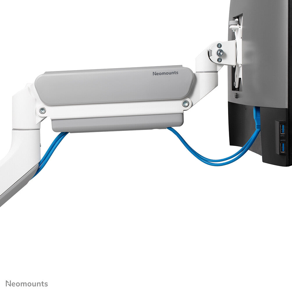 Neomounts DS70-450WH1 Monitor arm 17-42" - gas spring - Topfix - 180°-stop